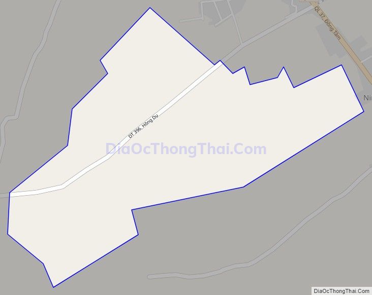 Bản đồ giao thông xã Hồng Dụ, huyện Ninh Giang