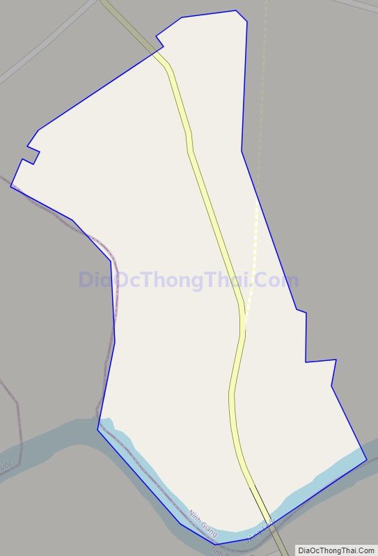 Bản đồ giao thông xã Hưng Long, huyện Ninh Giang