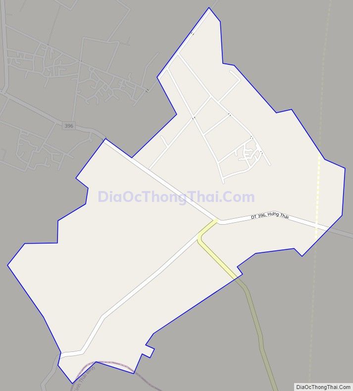 Bản đồ giao thông xã Hưng Thái (cũ), huyện Ninh Giang