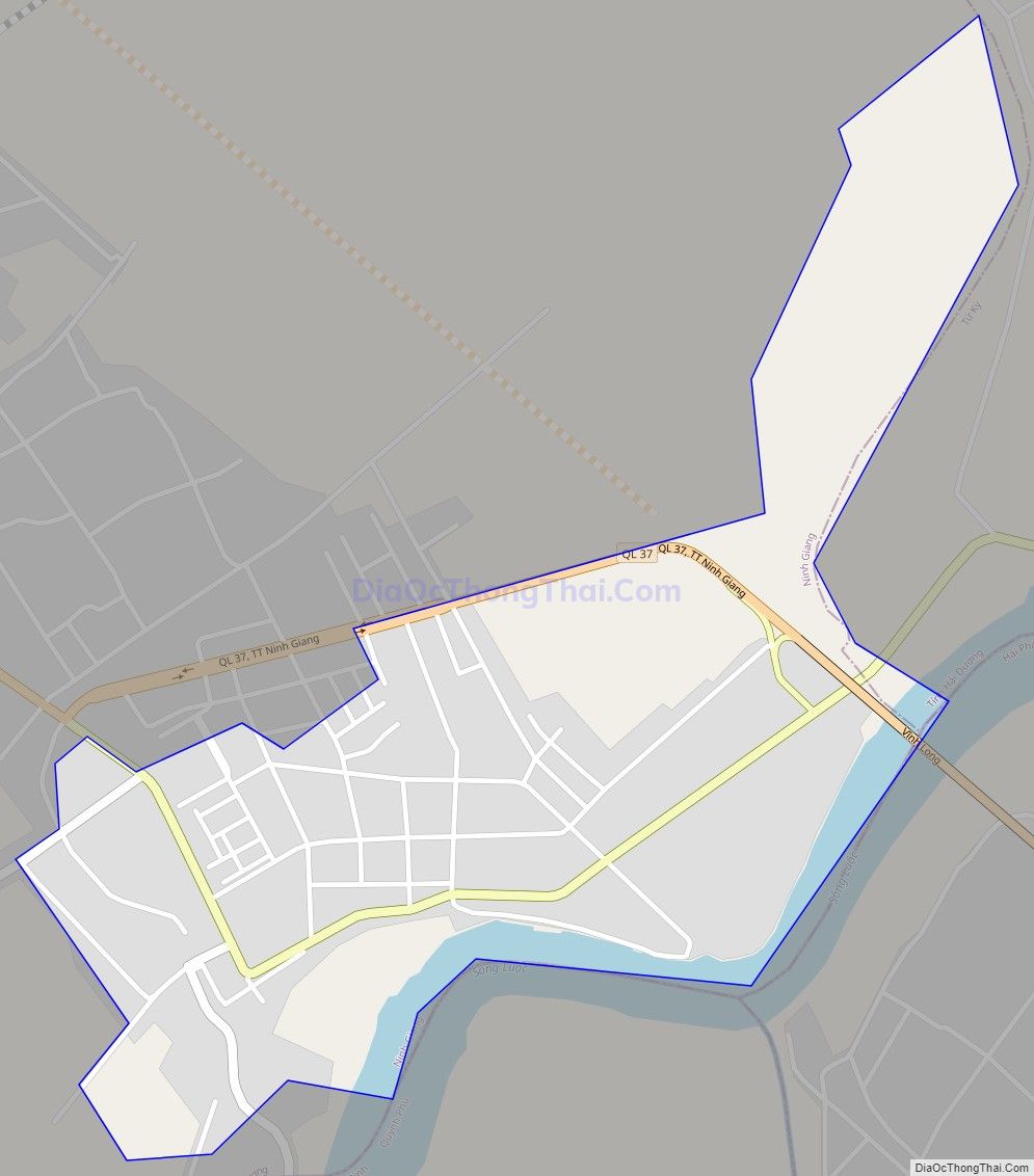 Bản đồ giao thông Thị trấn Ninh Giang, huyện Ninh Giang