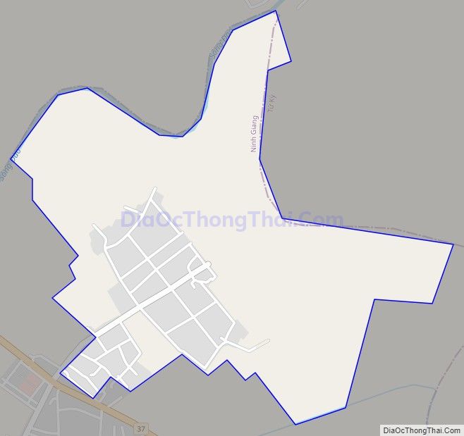 Bản đồ giao thông xã Quyết Thắng (cũ), huyện Ninh Giang