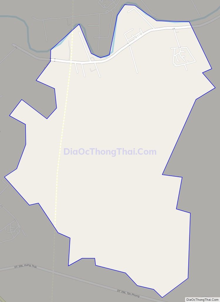 Bản đồ giao thông xã Tân Phong, huyện Ninh Giang