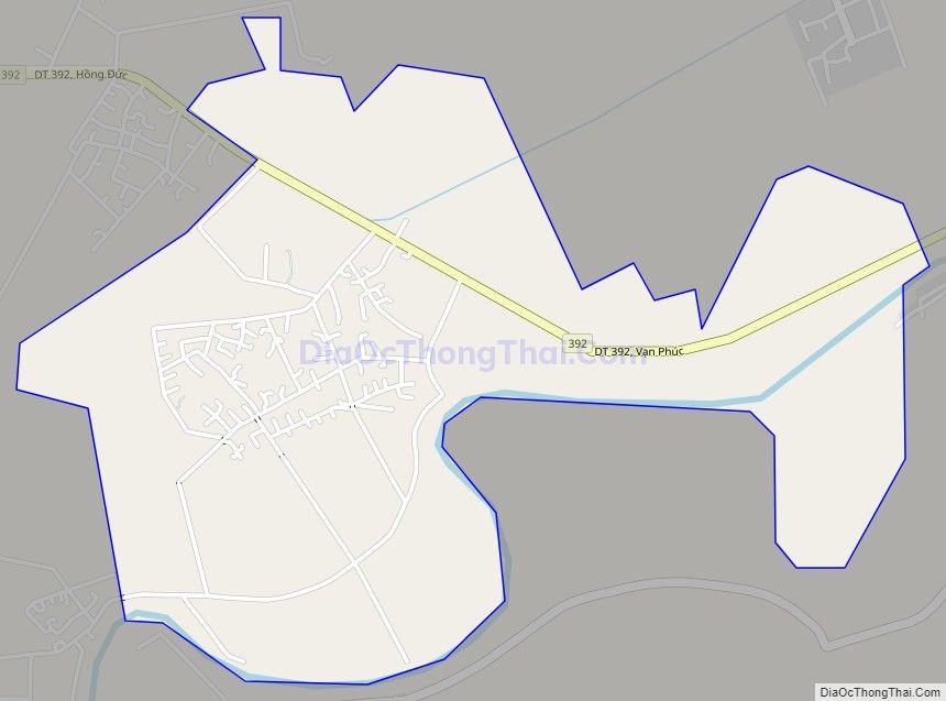 Bản đồ giao thông xã Vạn Phúc, huyện Ninh Giang