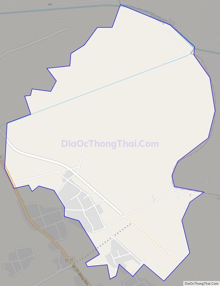 Bản đồ giao thông xã Vĩnh Hòa, huyện Ninh Giang