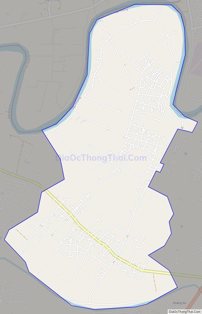 Bản đồ giao thông xã Trường Thọ, huyện An Lão