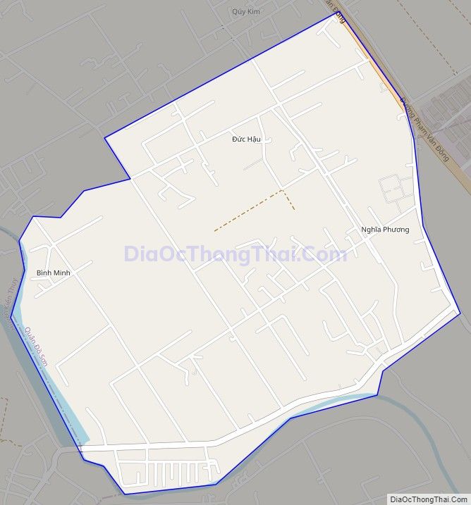 Bản đồ giao thông phường Minh Đức, quận Đồ Sơn