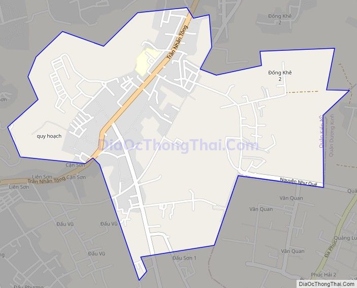 Bản đồ giao thông phường Nam Sơn, quận Kiến An