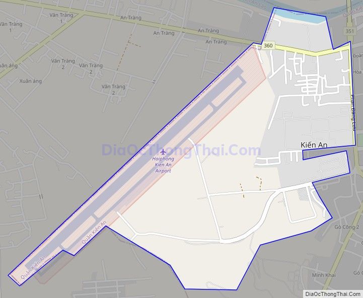 Bản đồ giao thông phường Ngọc Sơn, quận Kiến An