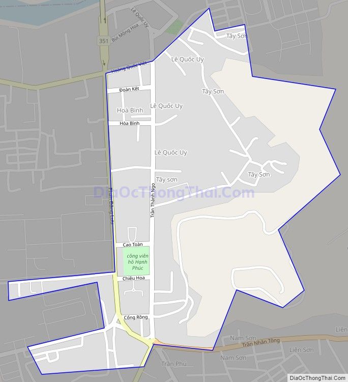 Bản đồ giao thông phường Trần Thành Ngọ, quận Kiến An