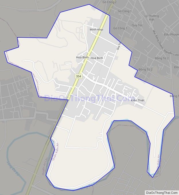 Bản đồ giao thông phường Tràng Minh, quận Kiến An