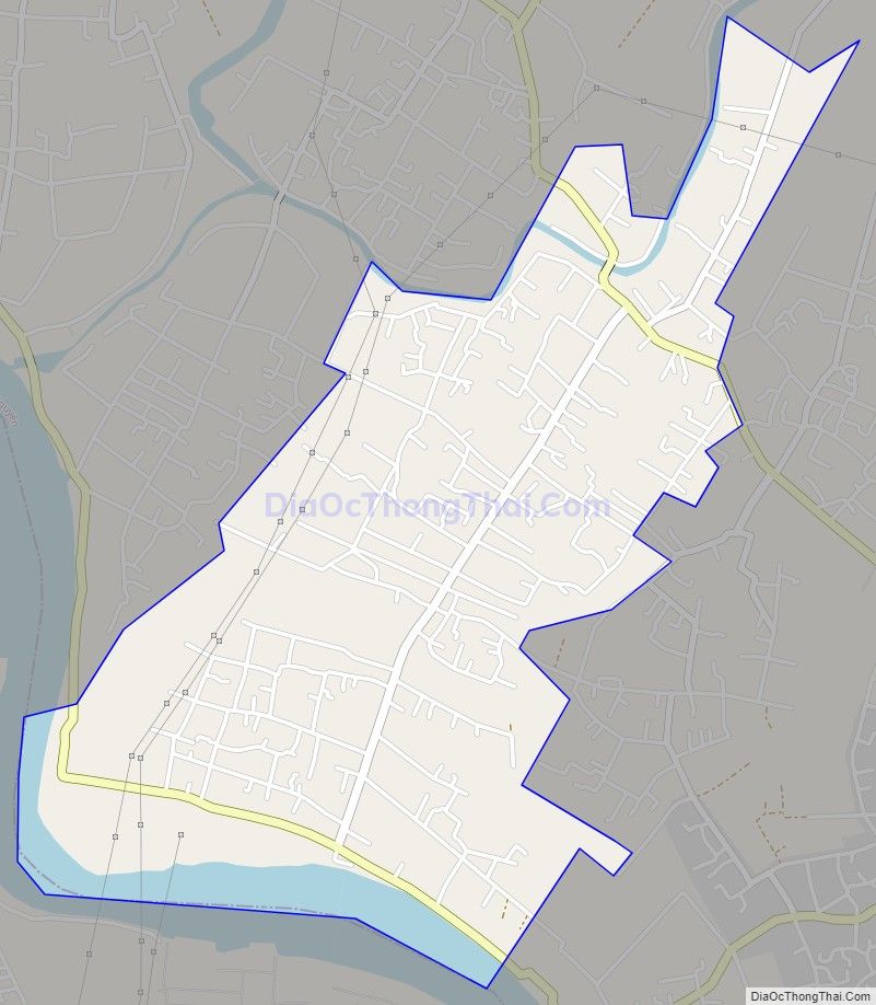 Bản đồ giao thông xã Cao Nhân, huyện Thủy Nguyên
