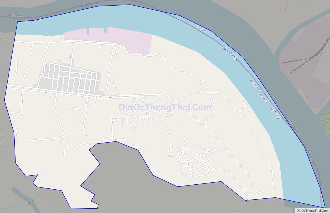 Bản đồ giao thông xã Gia Đức, huyện Thủy Nguyên