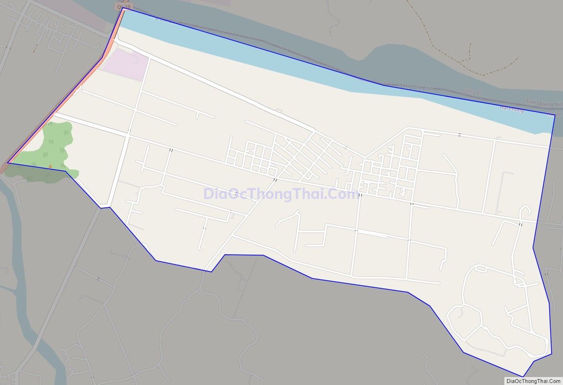 Bản đồ giao thông xã Gia Minh, huyện Thủy Nguyên