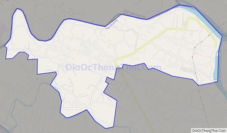 Bản đồ giao thông xã Lại Xuân, huyện Thủy Nguyên