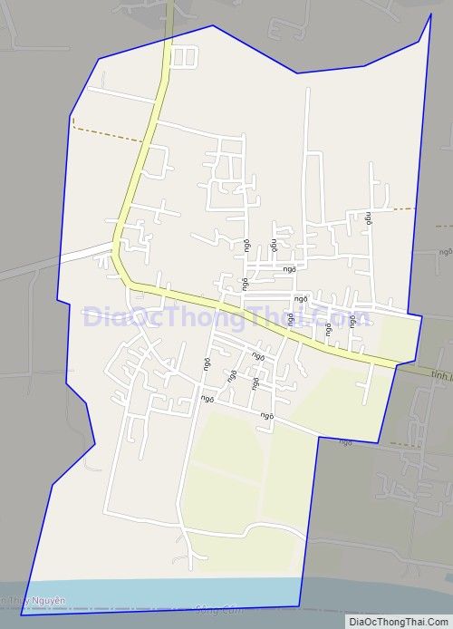 Bản đồ giao thông xã Lâm Động, huyện Thủy Nguyên
