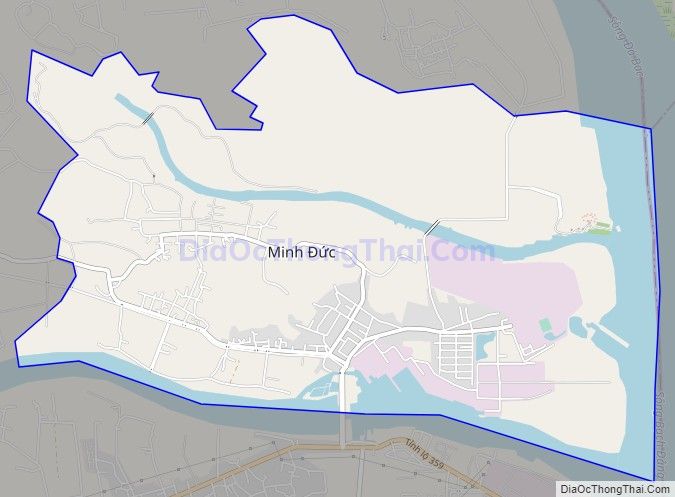 Bản đồ giao thông Thị trấn Minh Đức, huyện Thủy Nguyên