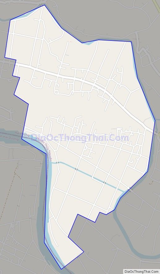 Bản đồ giao thông xã Phù Ninh, huyện Thủy Nguyên