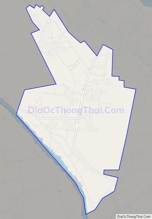 Bản đồ giao thông xã Tiên Minh, huyện Tiên Lãng