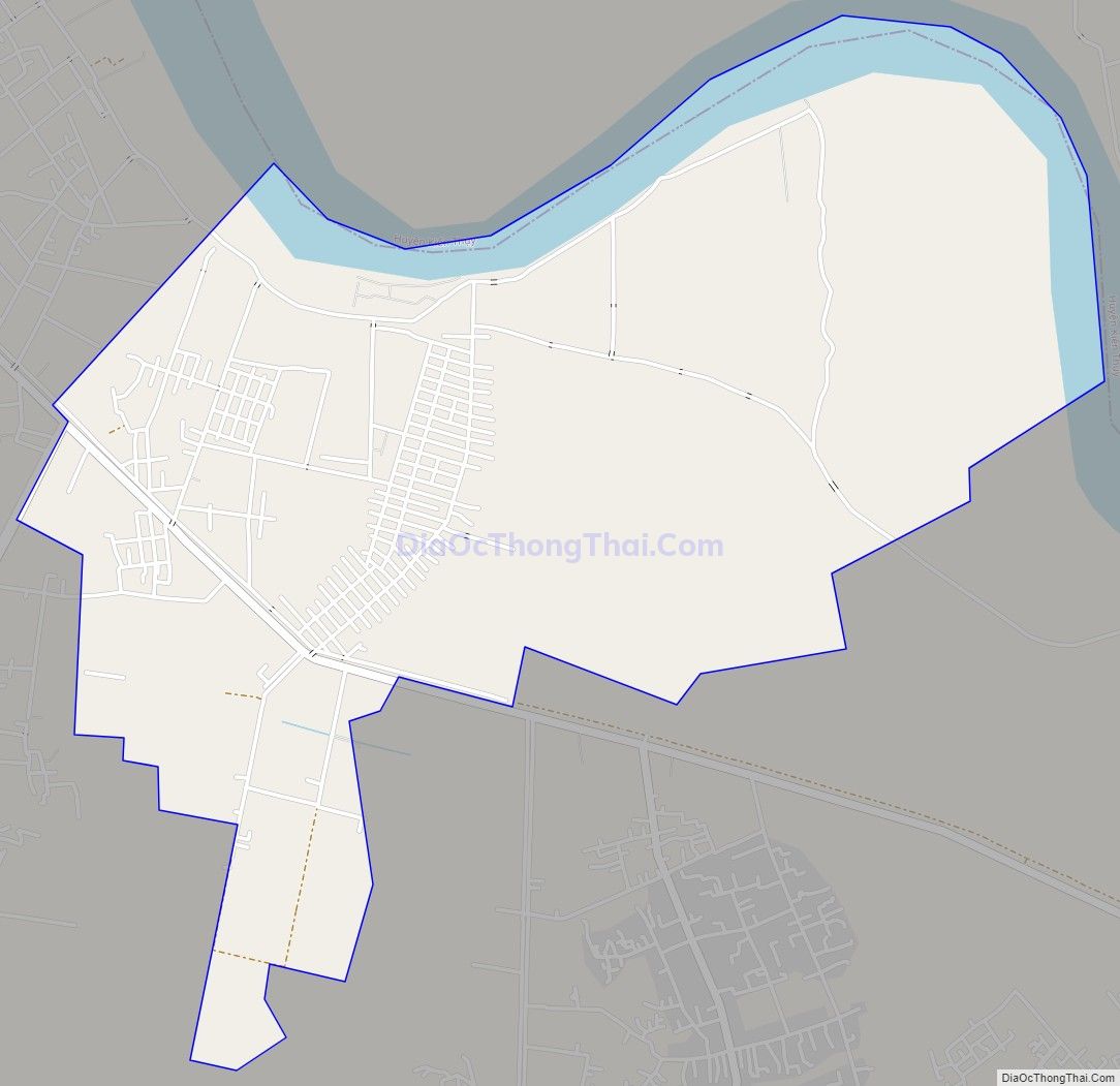 Bản đồ giao thông xã Tiên Thắng, huyện Tiên Lãng