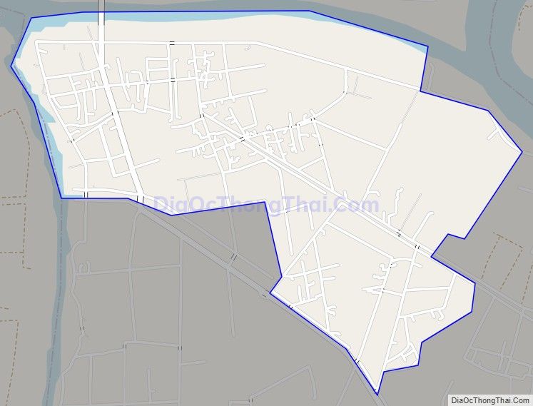 Bản đồ giao thông xã Tiên Tiến (cũ), huyện Tiên Lãng