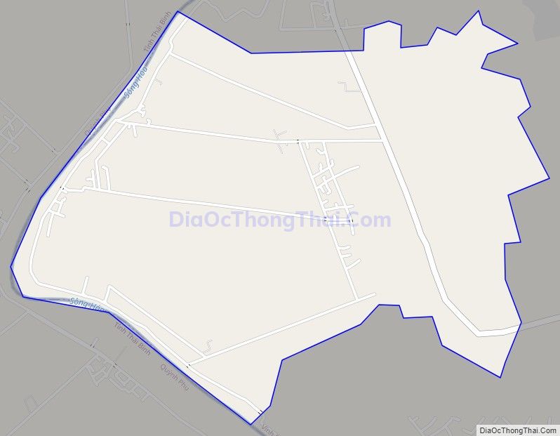 Bản đồ giao thông xã Hiệp Hòa, huyện Vĩnh Bảo