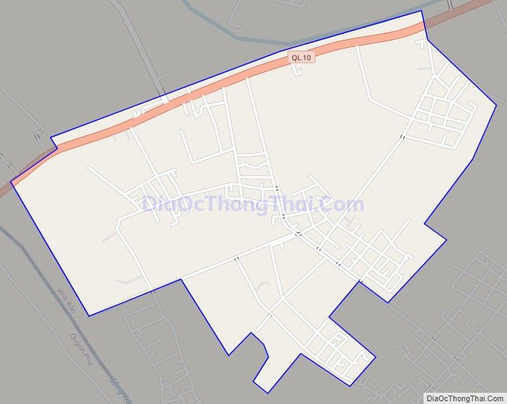 Bản đồ giao thông xã Hưng Nhân, huyện Vĩnh Bảo