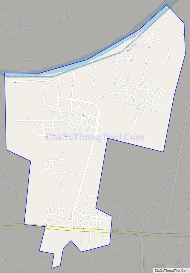 Bản đồ giao thông xã Lý Học, huyện Vĩnh Bảo