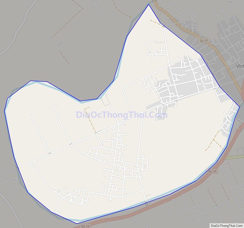 Bản đồ giao thông xã Tân Hưng, huyện Vĩnh Bảo
