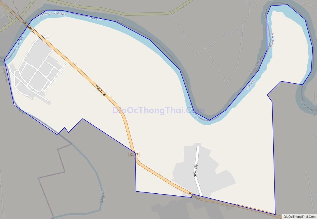 Bản đồ giao thông xã Thắng Thủy, huyện Vĩnh Bảo