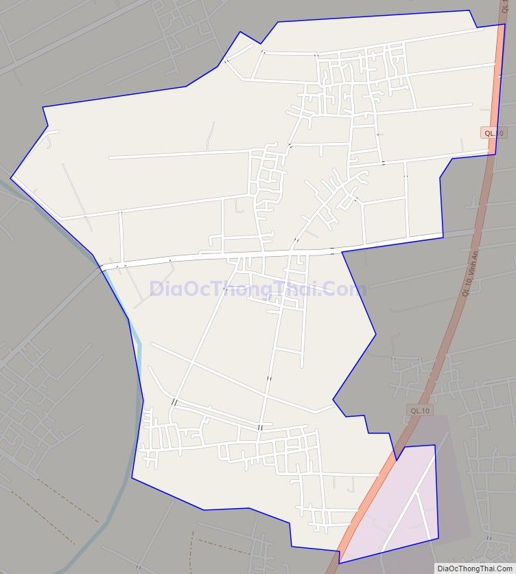 Bản đồ giao thông xã Việt Tiến, huyện Vĩnh Bảo