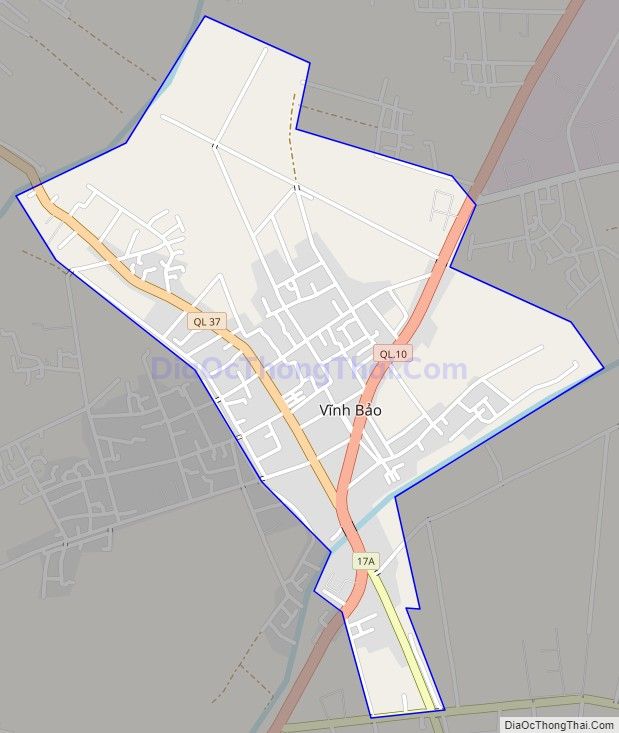 Bản đồ giao thông Thị trấn Vĩnh Bảo, huyện Vĩnh Bảo