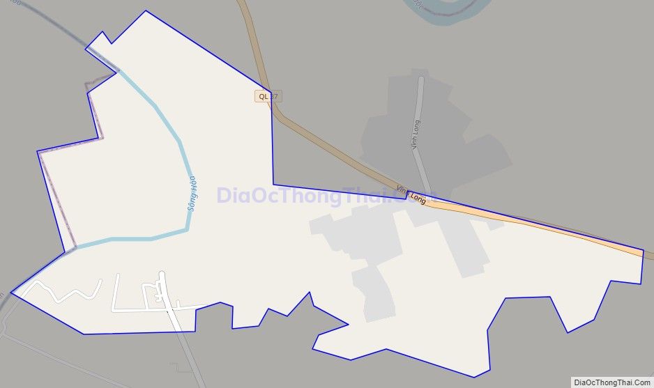Bản đồ giao thông xã Vĩnh Long, huyện Vĩnh Bảo