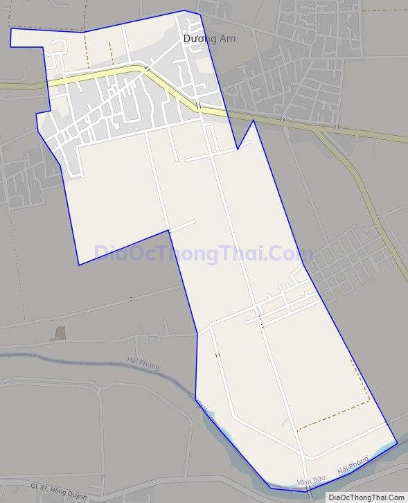 Bản đồ giao thông xã Vĩnh Tiến, huyện Vĩnh Bảo