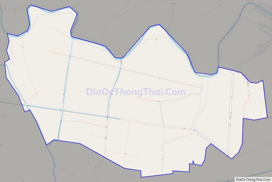 Bản đồ giao thông xã Thuận Hưng, huyện Long Mỹ