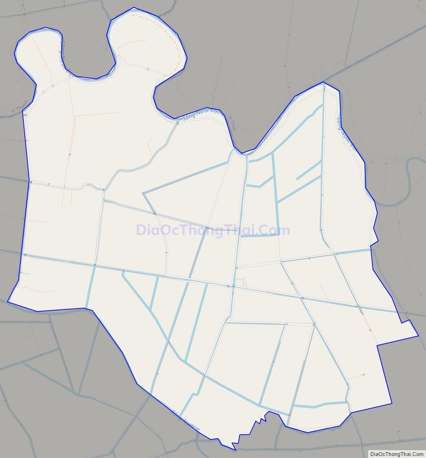Bản đồ giao thông Thị trấn Vĩnh Viễn, huyện Long Mỹ
