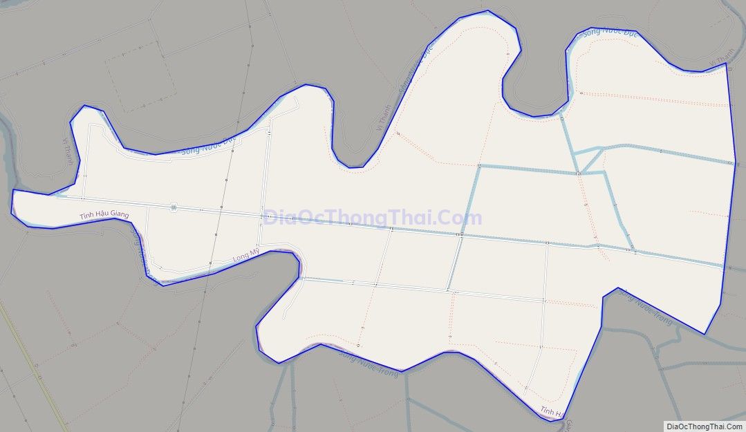 Bản đồ giao thông xã Vĩnh Viễn A, huyện Long Mỹ