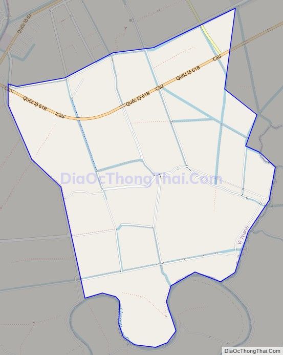Bản đồ giao thông xã Hỏa Lựu, thành phố Vị Thanh