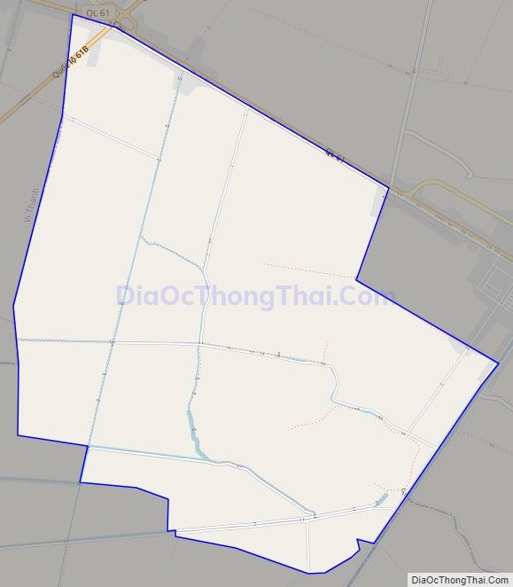 Bản đồ giao thông xã Vị Thuỷ, huyện Vị Thủy