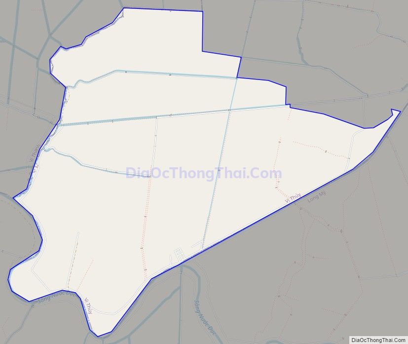 Bản đồ giao thông xã Vĩnh Thuận Tây, huyện Vị Thủy