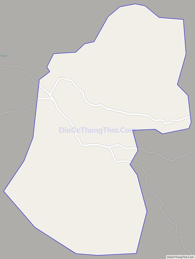 Bản đồ giao thông xã Đông Phong (cũ), huyện Cao Phong