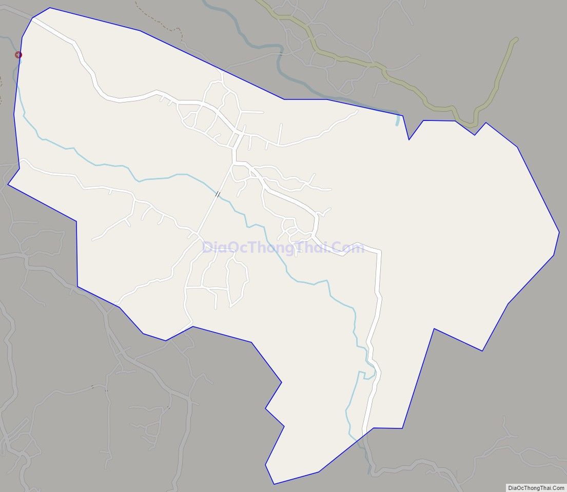 Bản đồ giao thông xã Dũng Phong, huyện Cao Phong
