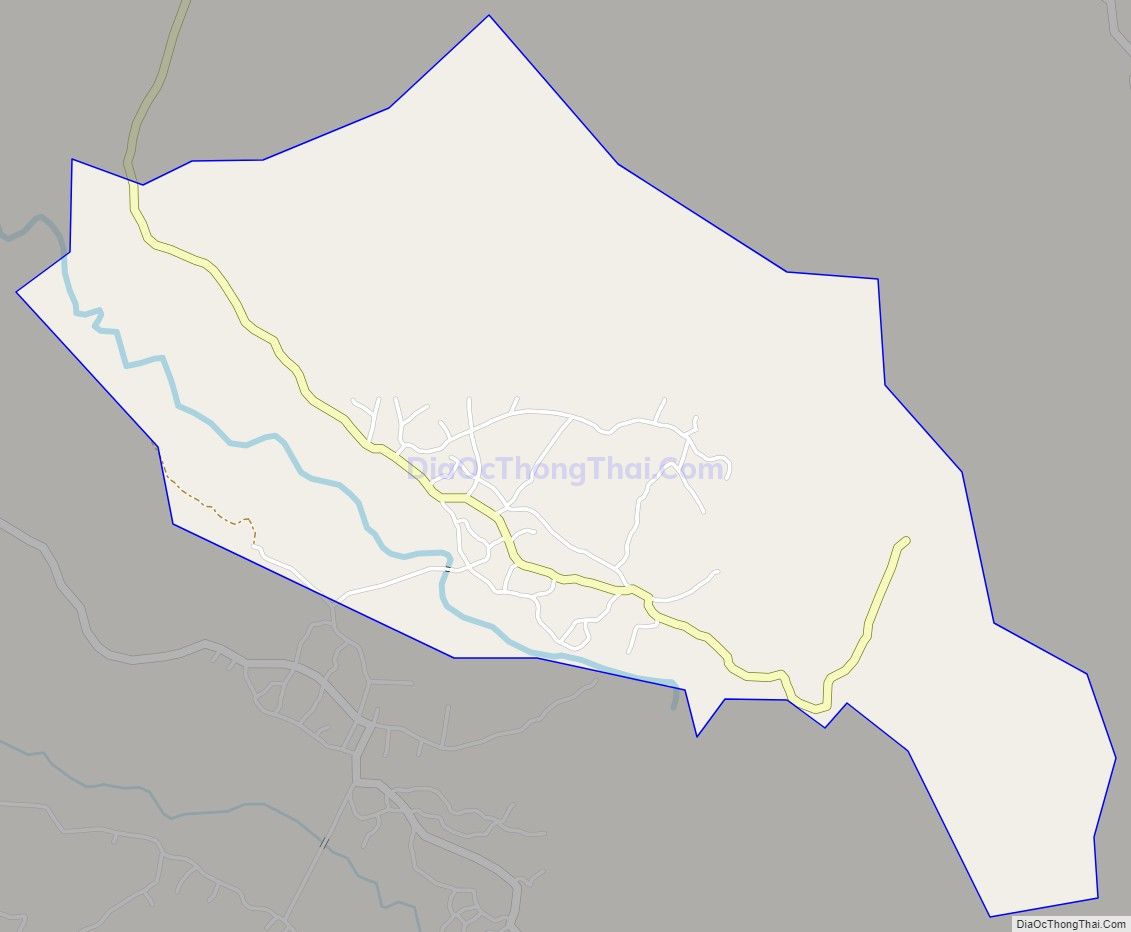 Bản đồ giao thông xã Tân Phong (cũ), huyện Cao Phong