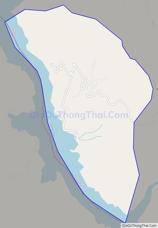 Bản đồ giao thông xã Mường Tuổng (cũ), huyện Đà Bắc