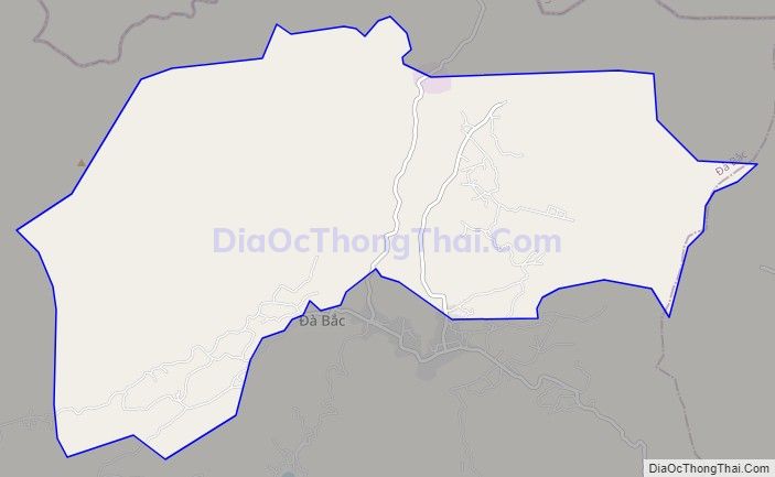 Bản đồ giao thông xã Tú Lý, huyện Đà Bắc