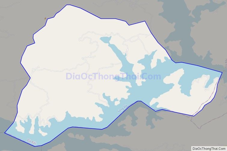 Bản đồ giao thông xã Vầy Nưa, huyện Đà Bắc