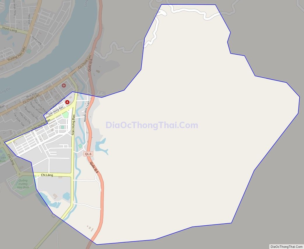 Bản đồ giao thông xã Sủ Ngòi (cũ), thành phố Hòa Bình