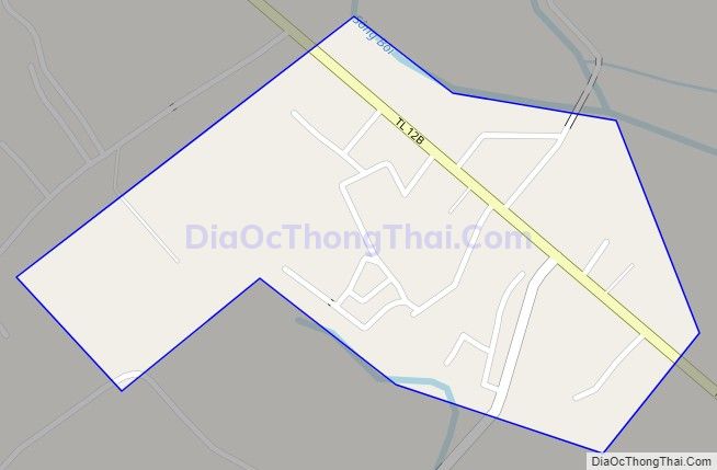 Bản đồ giao thông Thị trấn Bo, huyện Kim Bôi
