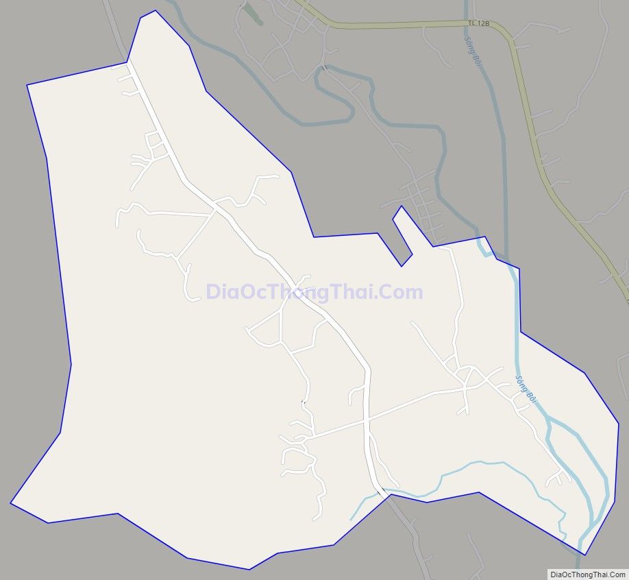 Bản đồ giao thông xã Kim Bôi, huyện Kim Bôi