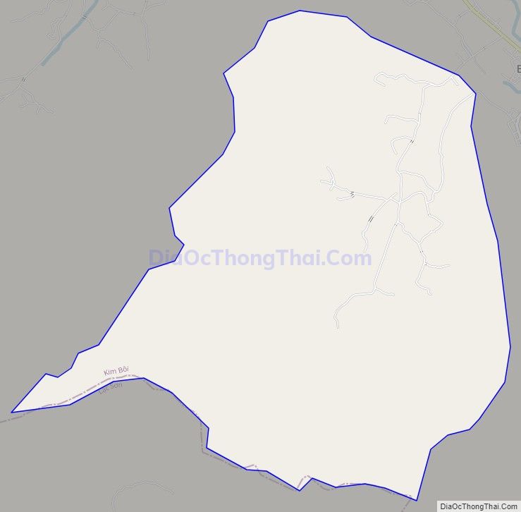 Bản đồ giao thông xã Kim Tiến (cũ), huyện Kim Bôi