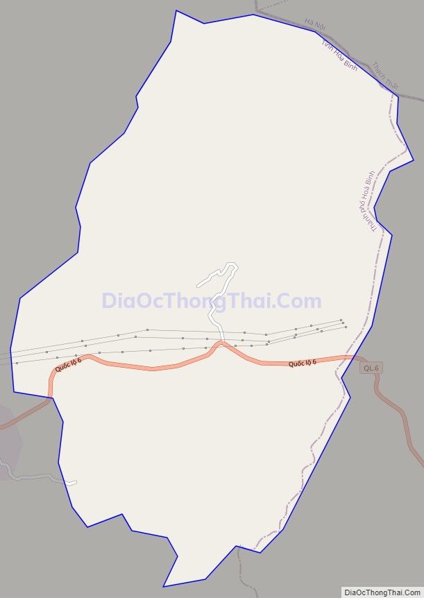 Bản đồ giao thông xã Dân Hòa (cũ), huyện Kỳ Sơn